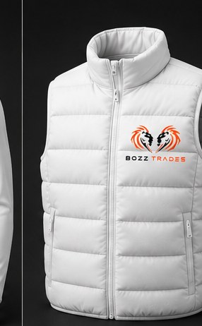 Puffer Vest - White