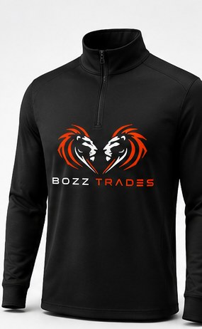 Quarter-Zip - Black